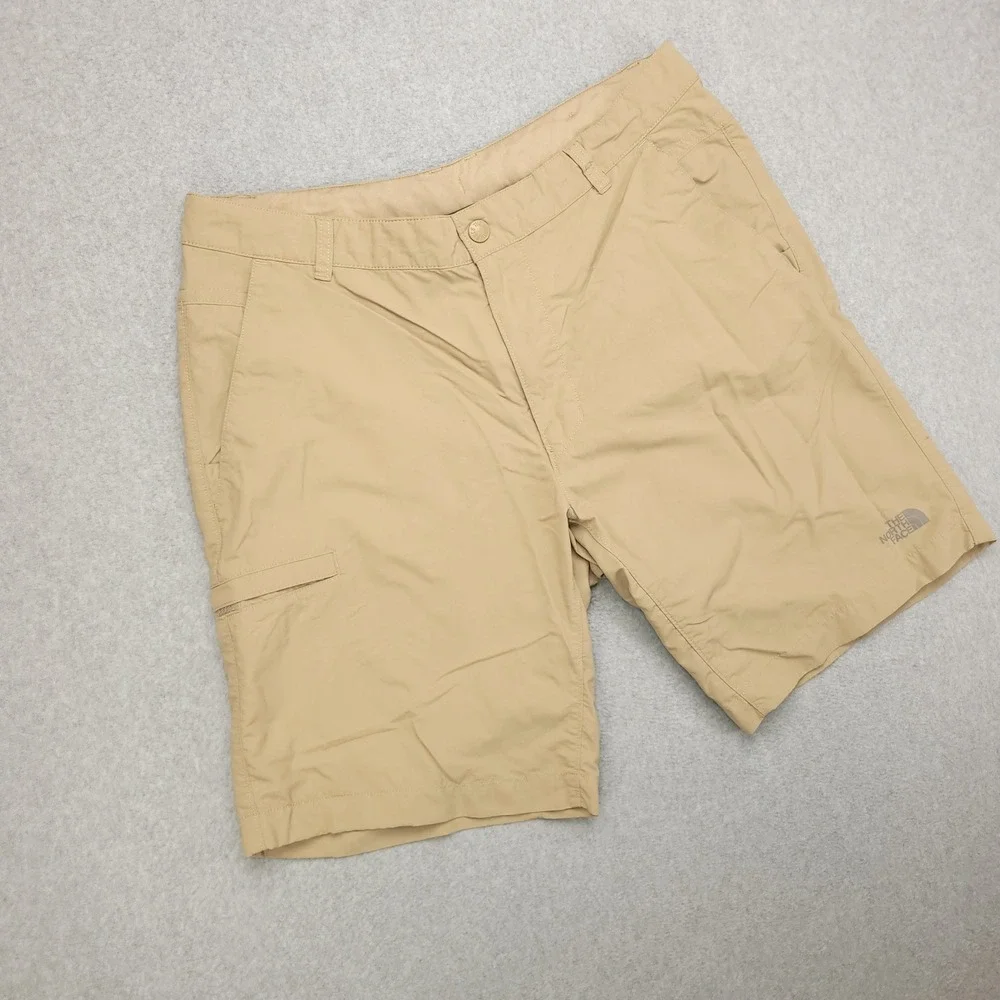 The North Face Horizon 2.0 Cargo Shorts Khaki Mens Size 36 Outdoor Hiking Casual